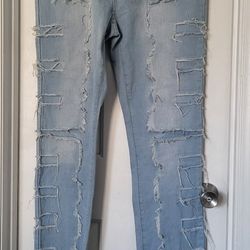 Trendy Plus Size Straight/Baggie Jeans