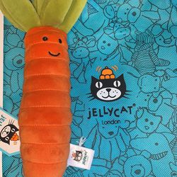 Jellycat Carrot Plush Toy + Bag