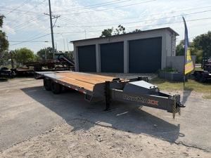 Rawmaxx 8.5 x 25 Pintle Flatbed Trailer 24k