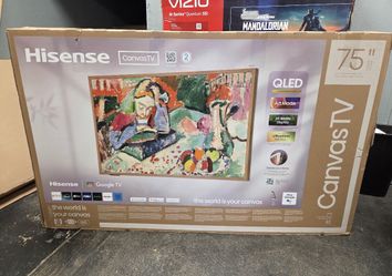 75S7N 75” Hisense canvas 4k Qled tv