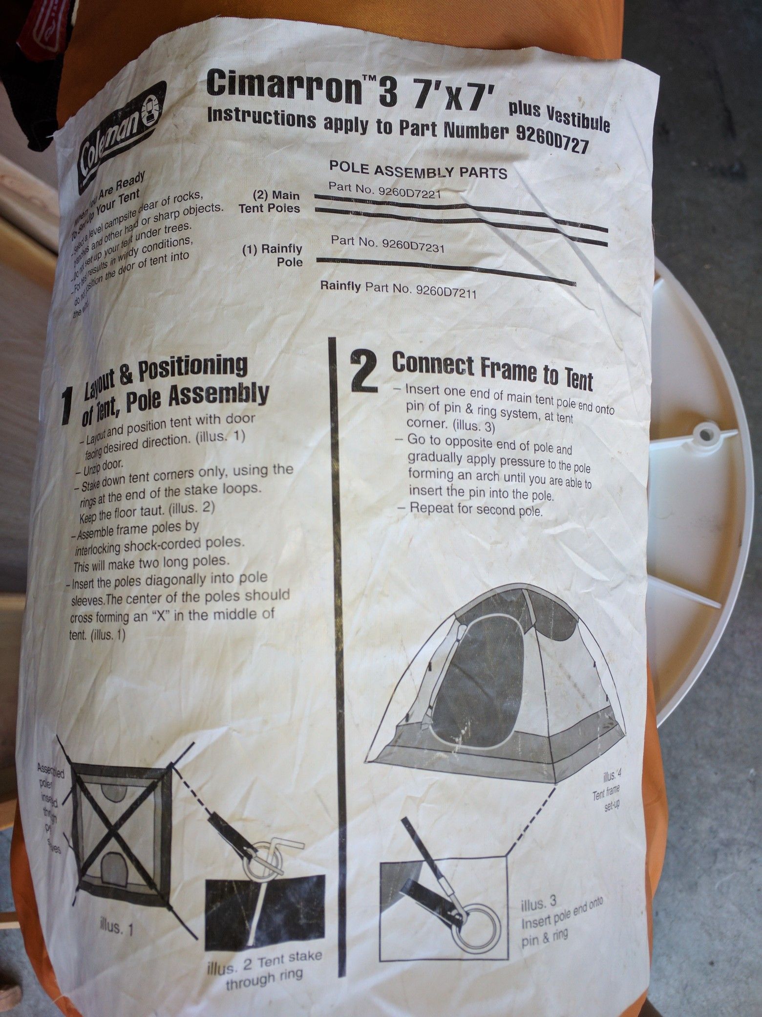 Coleman Cimmaron 4 person tent