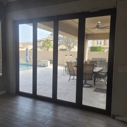 Aluminum Bi Folding Patio Door In Stock