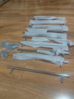 10 Large Cabinet Or Drawer Handles 11" 
