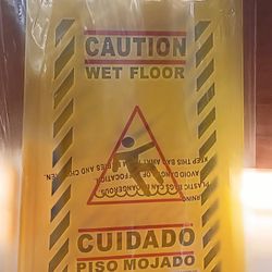 Brand New Yellow Wetfloor Sign