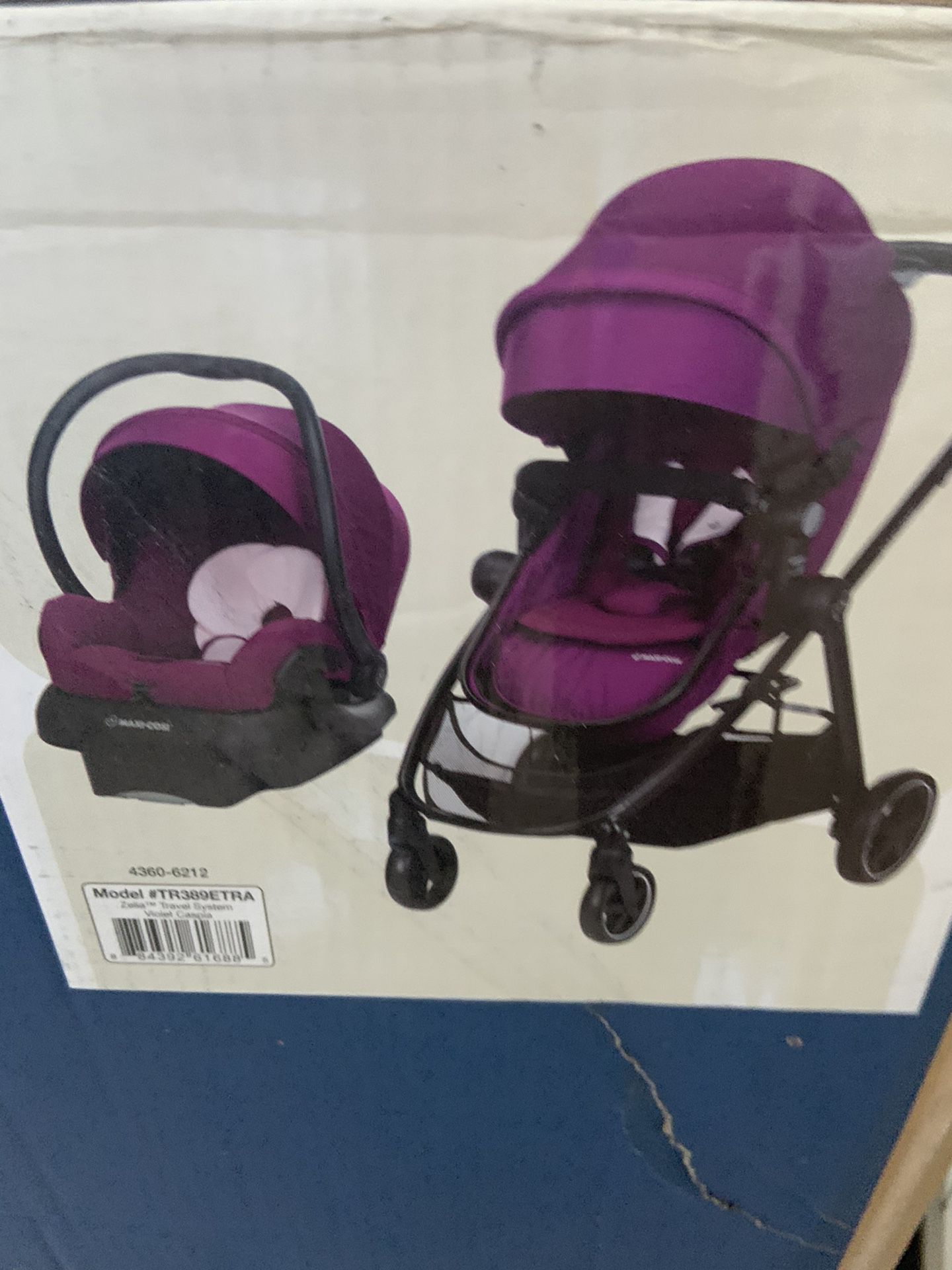 Maxi Cosi zelia travel system stroller violet purple brand new in box
