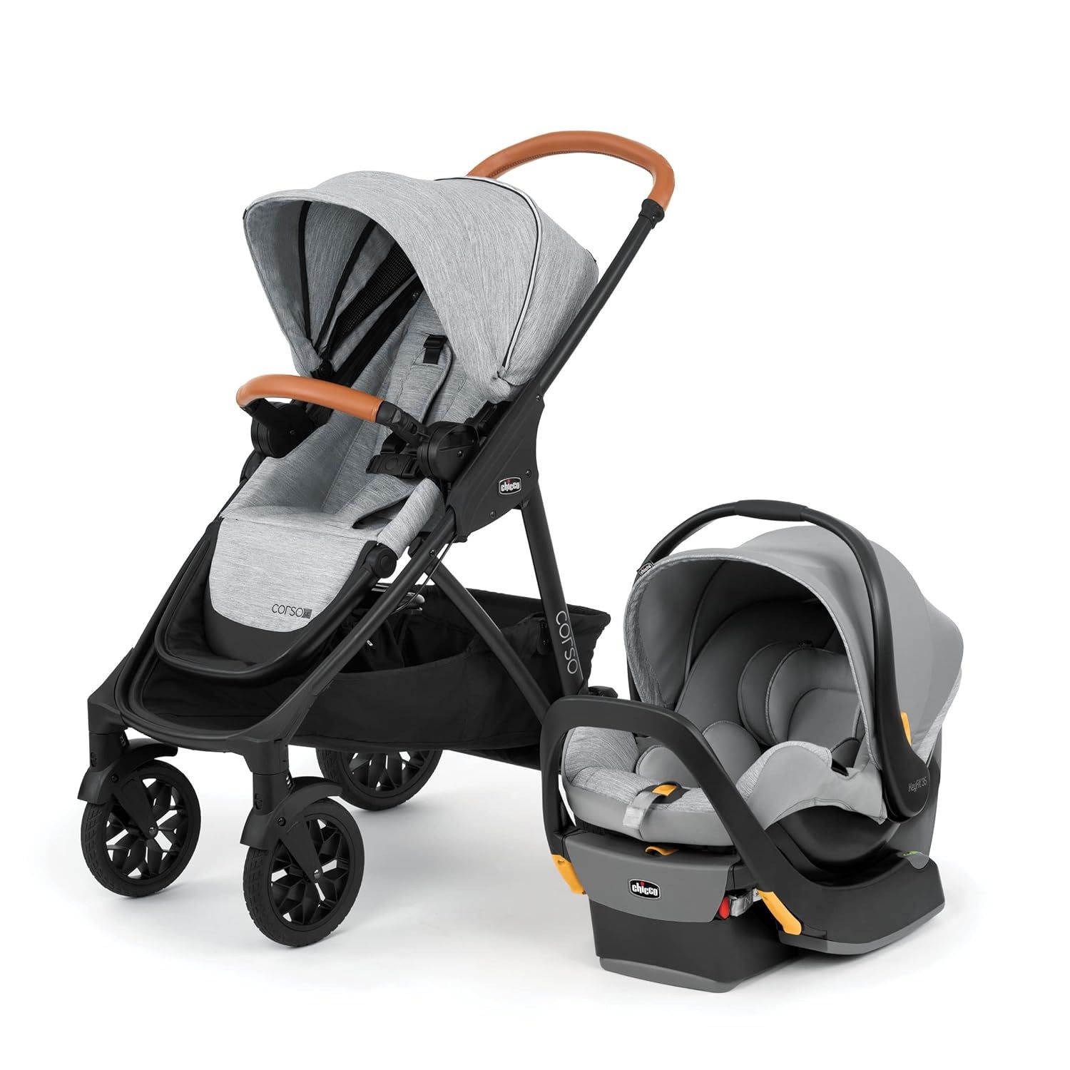Chicco Corso LE Modular Travel System, Corso LE Stroller with KeyFit 35 Infant Car Seat and Base