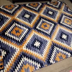 Large 8x10 rug carpet Cosmo Living abstract colorful