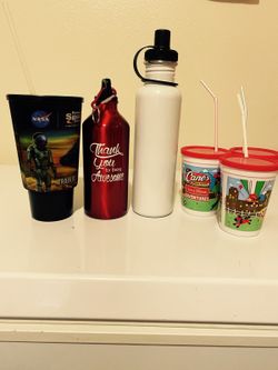 Set Of Different Cups 