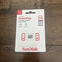 New Sealed SanDisk 512GB MicroSD Express Card Compatible with Nintendo Switch 2