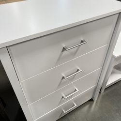 New! 41.4”H 4-Drawer Chest, Tall Dresser, Dresser, Bedroom Dresser, Dark Brown Dresser, Espresso Dresser, White Chest, Espresso Chest, Dresser Matchin