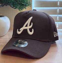 Atlanta Braves New Era Gorra Marrón – Parche 1995 World Series (Edición Coleccionista)