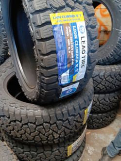 New set of tires 33 1250 22 lt lion xt