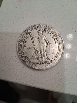 1910B Great Britain  Silver Trade Coin!!! Circulated But Pretty Good Condition, These Are Going For $350 Or More Easily, Asking $250 Obo