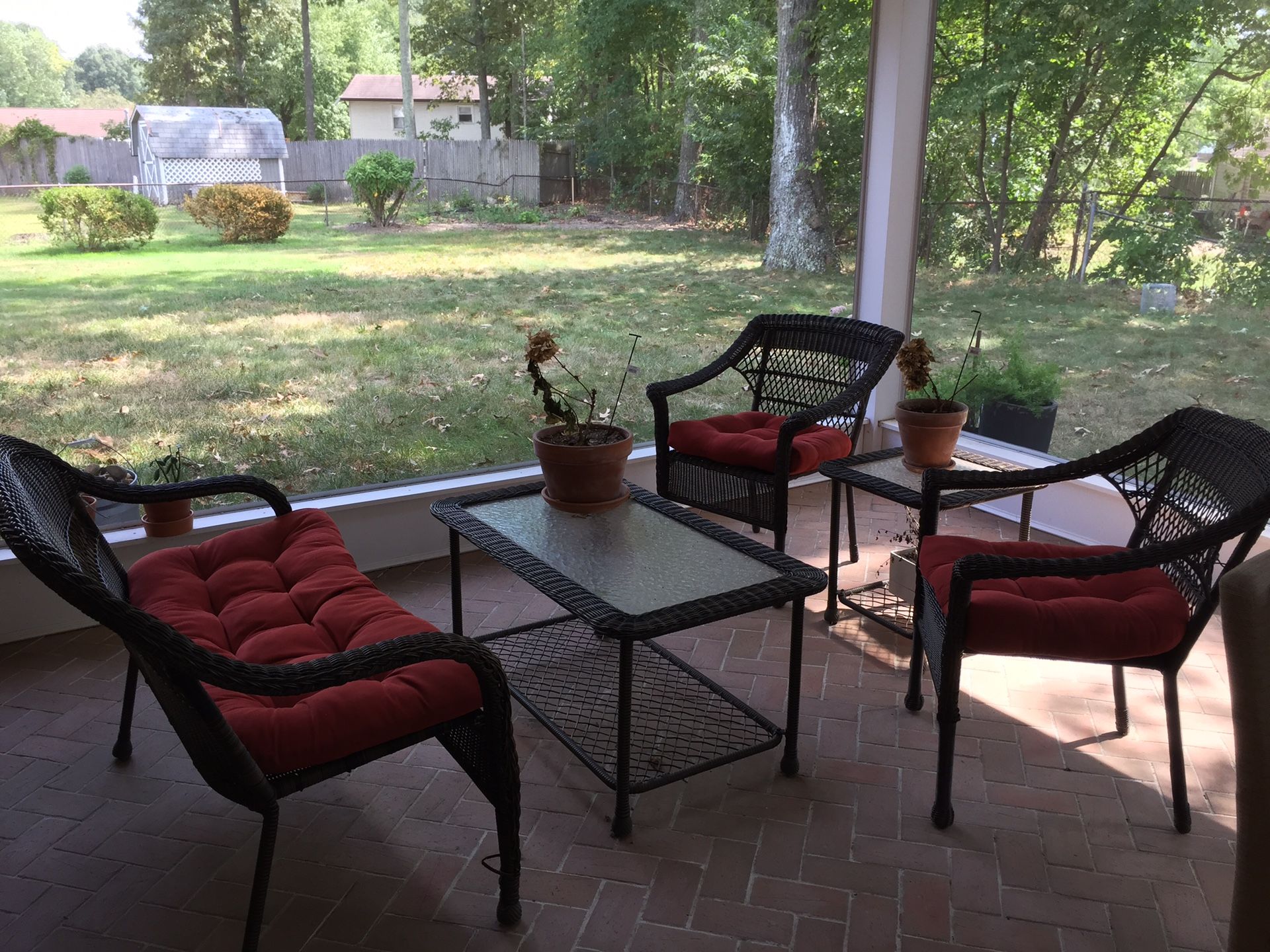 Patio furniture from Lowe’s