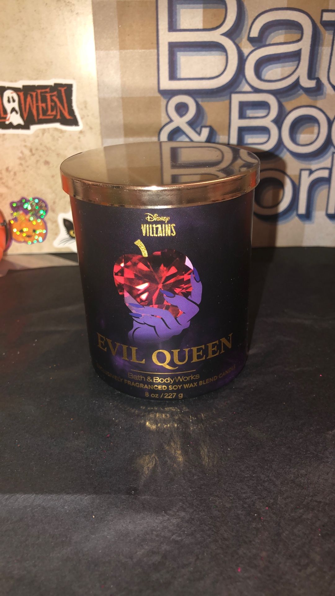 #8 Disney Villains Evil Queen Single Wick Candle Bath And Body Works Read Description For Details