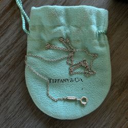 Tiffany Necklace With Bag 