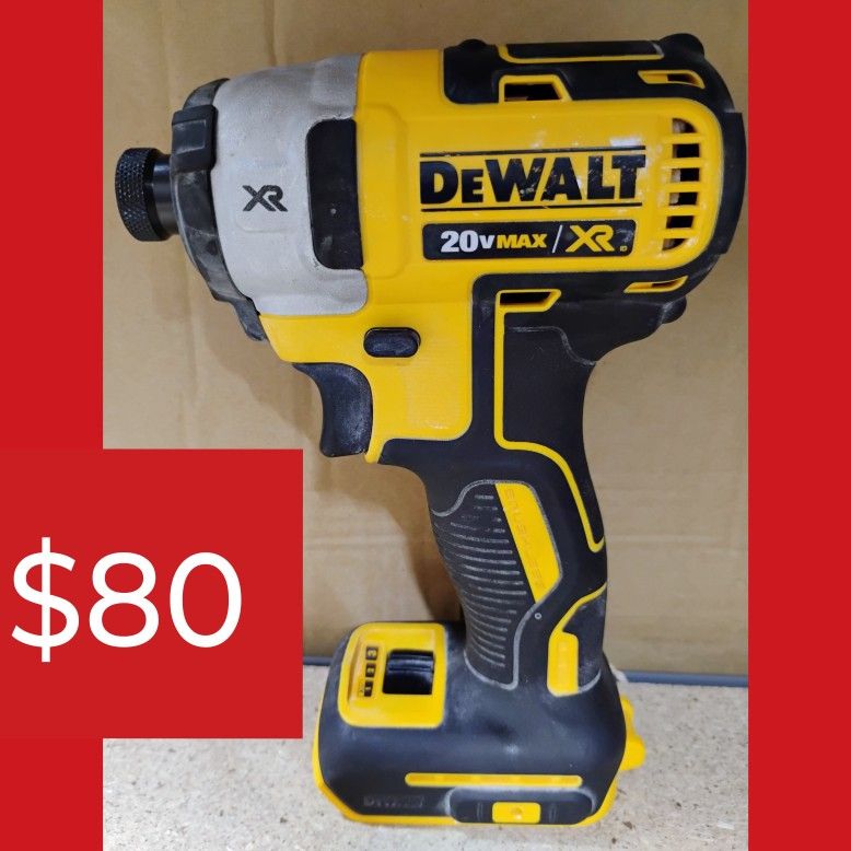 DeWalt 20v Impact Driver Drill XR 3 Speed