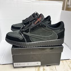 Nike Jordan 1 Low Travis Scott Black Phantom Size 10 + Multiple Sizes Available