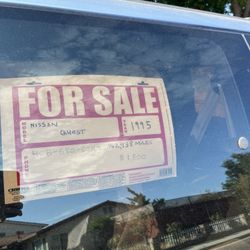 Nissan Quest - Price Negotiable; Sold As Is