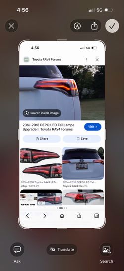 2016  / 2018 toy rav  4 tail lights