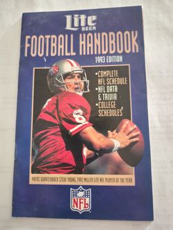 Miller Lite 1993 Football Handbook