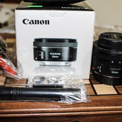 Canon 50MM Lens 1.8 STM + Kit 