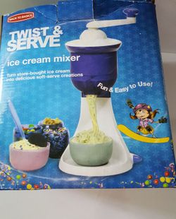 Twist &Serve Ice Cream Mixer