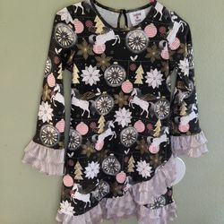 Unicorn Holiday Dress (Size 10)