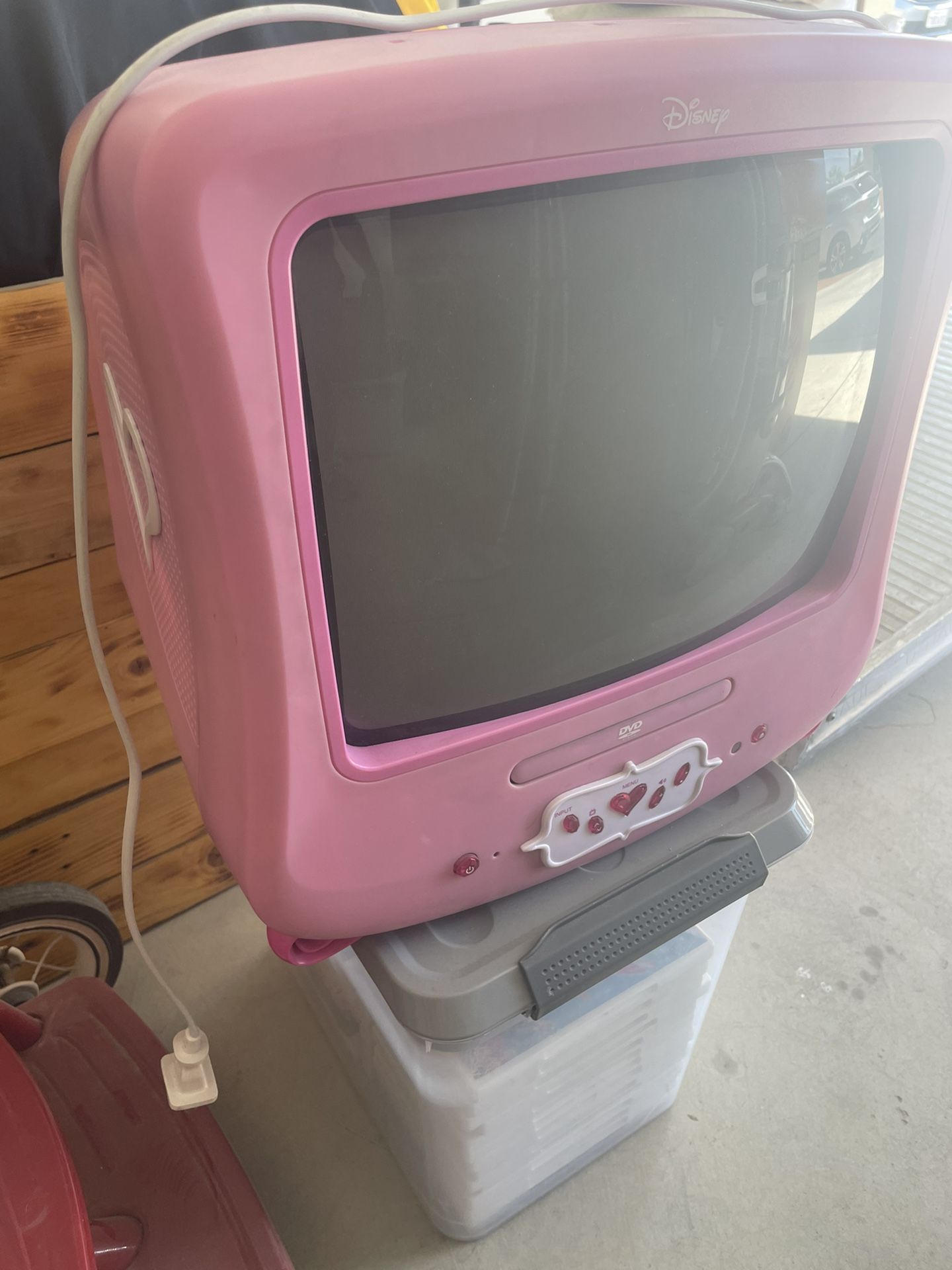 Disney Princess TV/DVD Player With Barbie DVDs for Sale in Indio