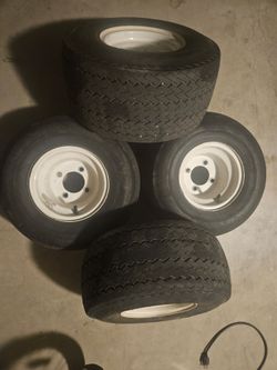 8" Golfcart Wheels (Tires included)