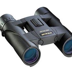 Nikon ACULON A30 10x25 Compact Binoculars - Lightweight Dual-Hinge Design, Multilayer-Coated Lenses, Smooth Central Focus, Ergonomic Grip for Hunting,