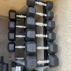 Dumbell Set And Bench
