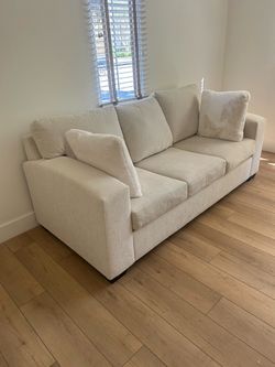 New plush chenille sofa