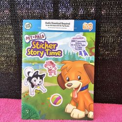 LeapFrog LeapReader Tag Book Pet Pals Sticker Story Time