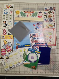 Scrapbook paper & stickers New