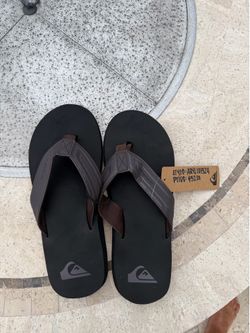 Quicksilver flip flops