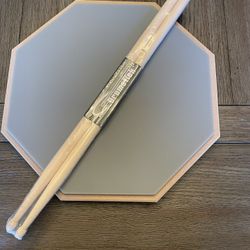 Silent Drum Set With Drum Sticks