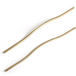 (Brand New in Box)  Goo-Ki Low Profile Champagne Bronze Cabinet Pulls, Double Hole Centers (17.6''/18.9'') Zinc Alloy Handle for Drawer Cupboard Wardr