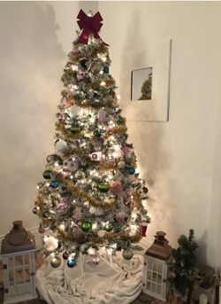 Christmas Tree Flocked