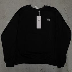 Alo Yoga Black Crewneck Sweatshirt – Size M  and S (New w/ Tags)