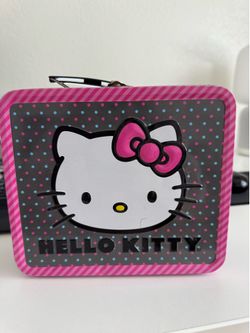 Hello Kitty Tin Lunch Box Container