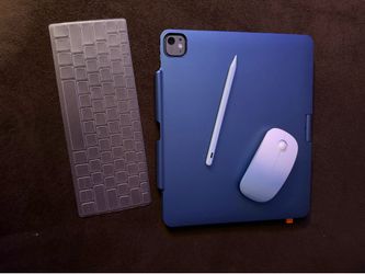 Apple iPad Pro 13-inch M5 2025, 256GB Black,  Keyboard Case with leakproof shell, Stylus and Mouse.