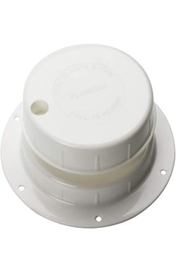 Rv Plumbing Vent Cover, Roof Vent Cap, Plastic Sewer Vent-Cover for 1 to 2 3/8 Inch Pipe, Trailer, Camper, Motorhome- White