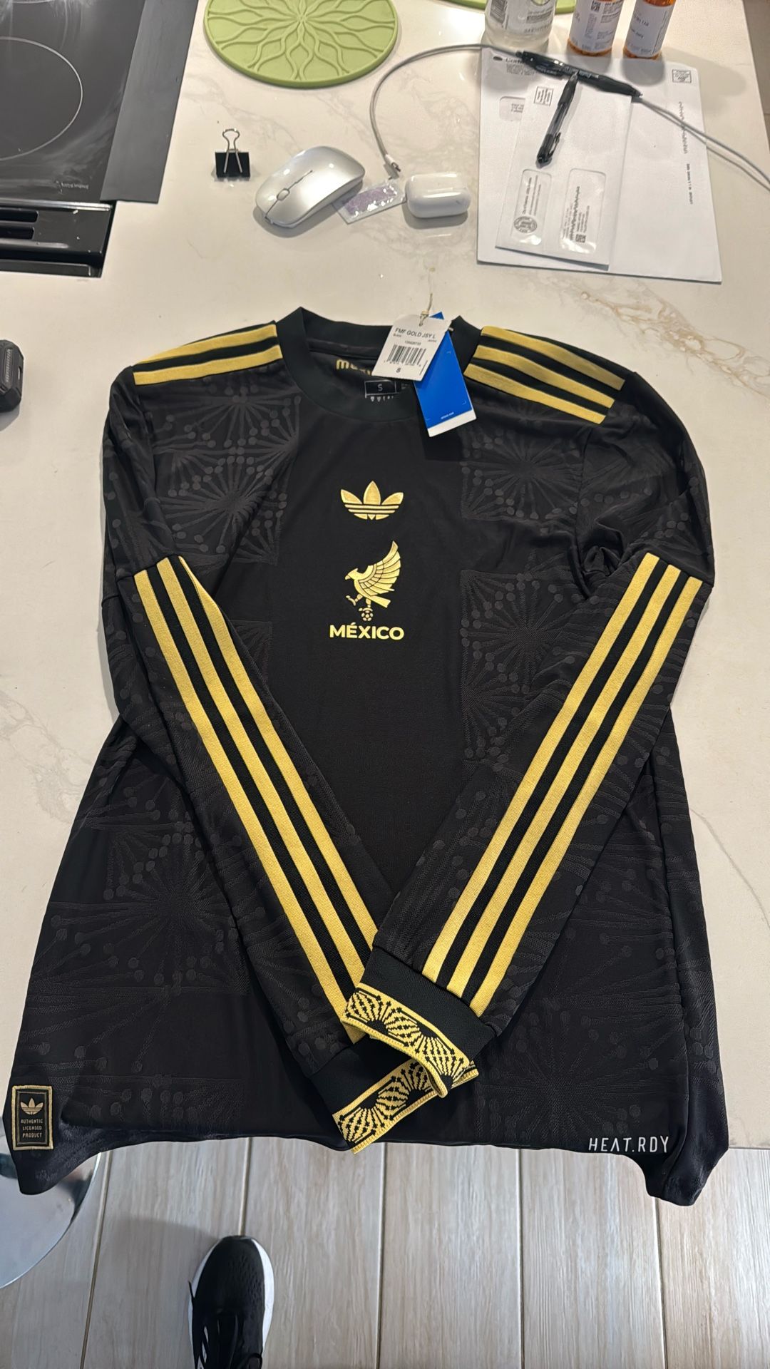Authentic Mexico jersey Black ( Playera Negra)
