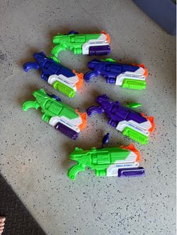SIX Nerf Super Soakers  $40