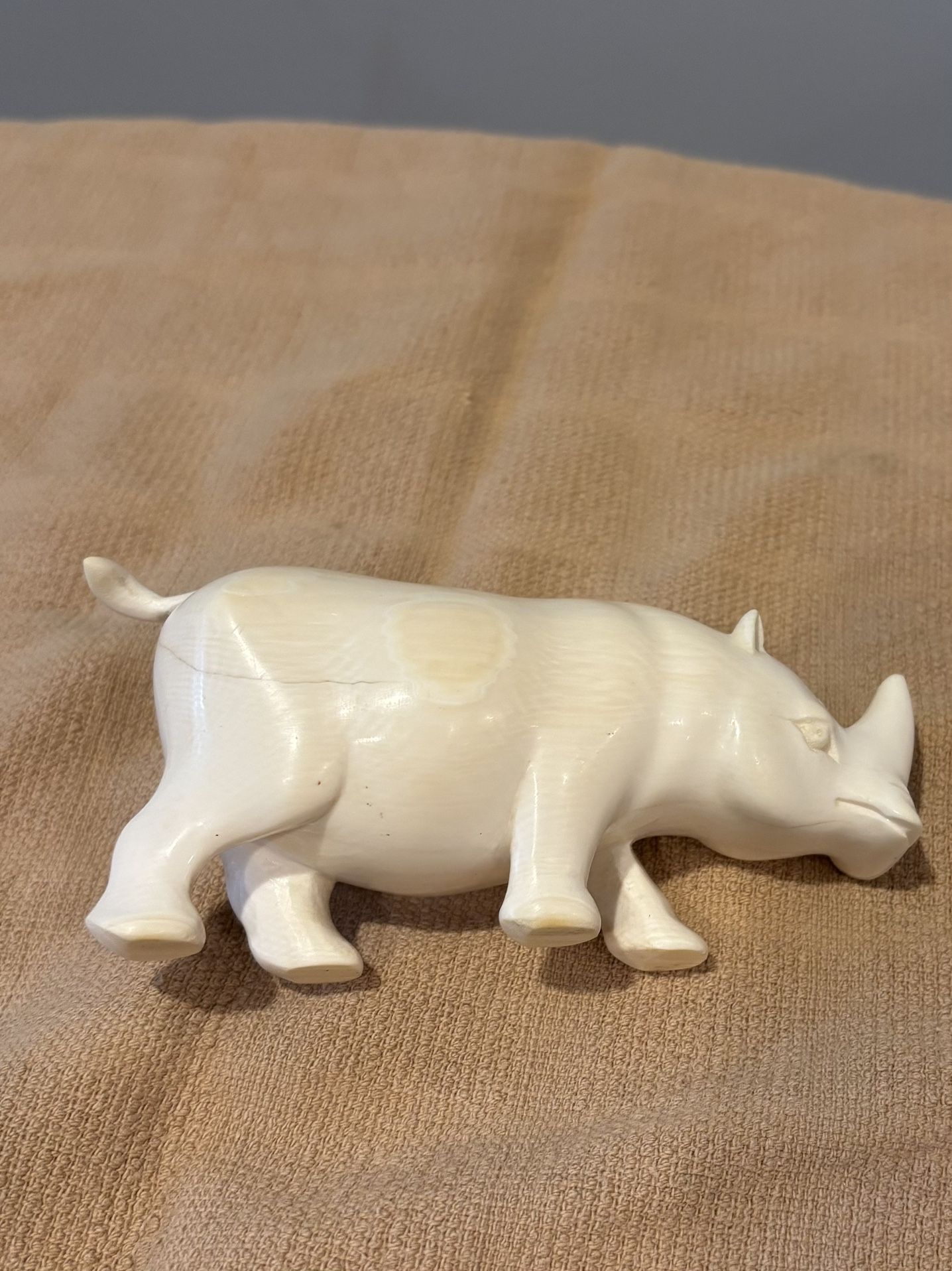 Hand Carved Rhino