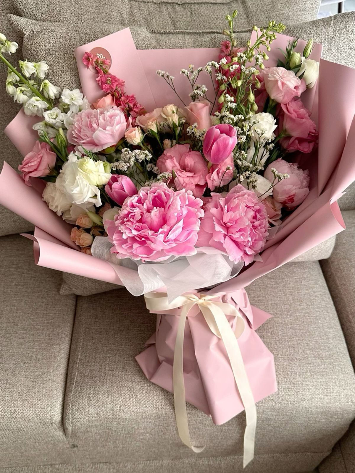Spring Bouquet Ready To Be Picked Up On Weekend
