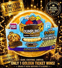 🔥 $1,000 RMS RARE Five Below Golden Ticket Dumpling Squishy Blind Box 🎟️ Viral TikTok Drop SOLD OUT!