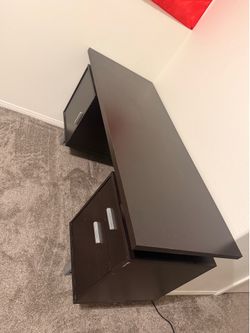 Chestnut desk & chair