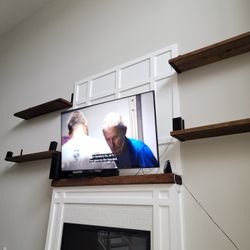 75 Inch Samsung TV STILL MOUNTED WILL SEE BEFORE I UNMOUNT